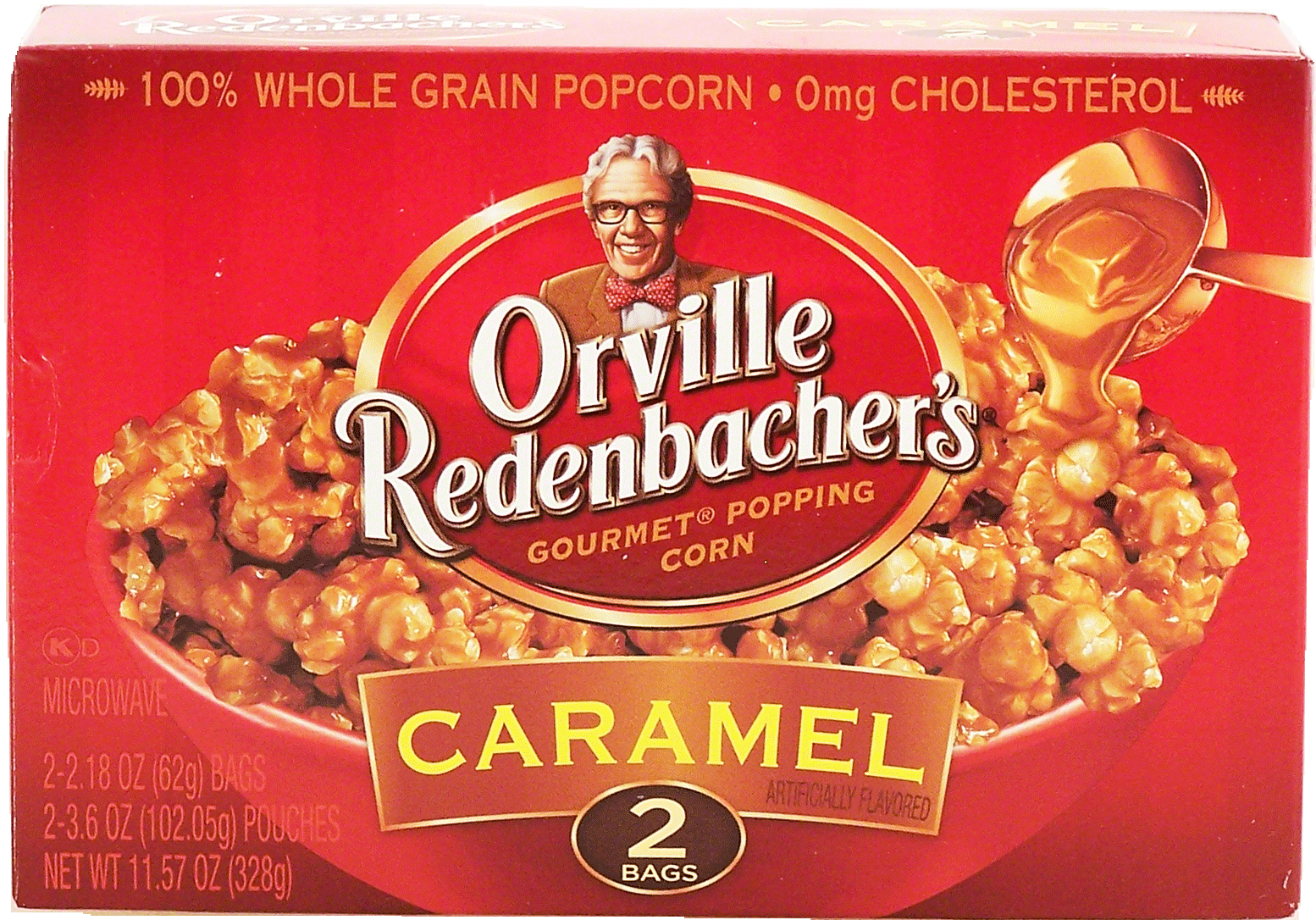 Orville Redenbacher's Melt on Caramel caramel microwave popping corn, 2-bags, 100% whole grain Full-Size Picture